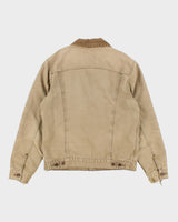 Vintage 90's Levi's Tan Lined Denim Jacket - L