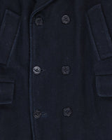 Vintage 80s ID Rice Blue Peacoat - M