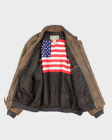 Vintage L.L. Bean Brown Leather Jacket - XL