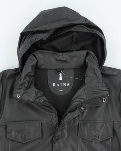 Vintage Rains Hooded Waterproof Jacket - S