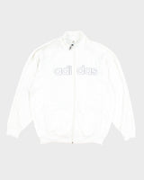 Vintage Y2K Adidas Spell Out Track Jacket - M