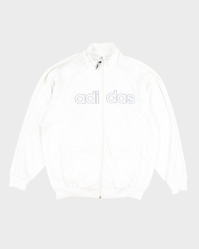 Vintage Y2K Adidas Spell Out Track Jacket - M