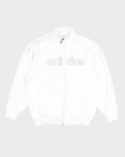Vintage Y2K Adidas Spell Out Track Jacket - M