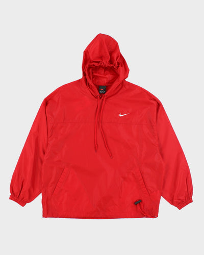 Vintage 90's Nike Lightweight Hooded Rain Jacket - M