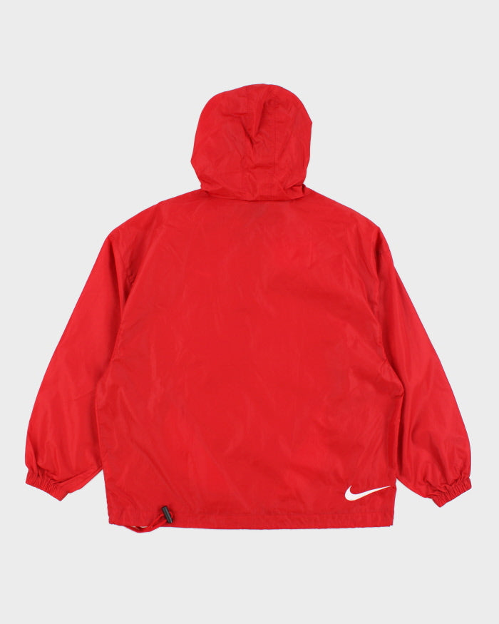 Vintage 90's Nike Lightweight Hooded Rain Jacket - M