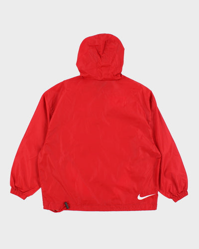 Vintage 90's Nike Lightweight Hooded Rain Jacket - M