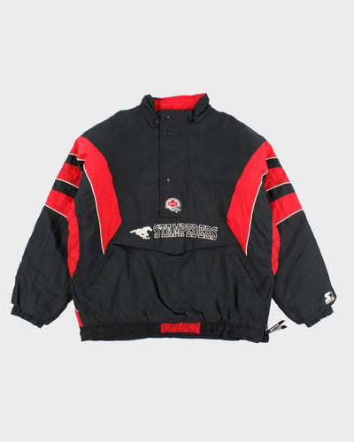 Vintage 90's Starter Calgary Stampeders Pullover Jacket - XL