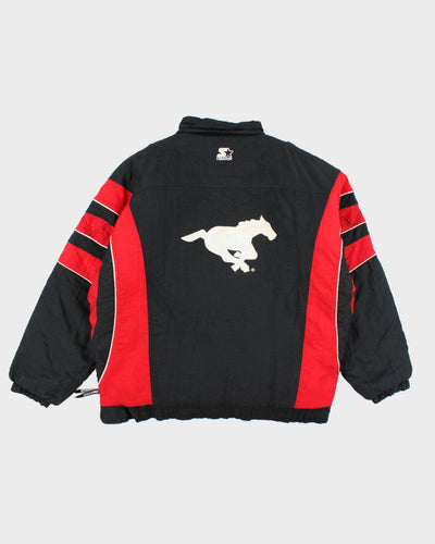 Vintage 90's Starter Calgary Stampeders Pullover Jacket - XL