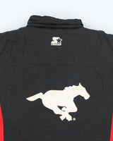 Vintage 90's Starter Calgary Stampeders Pullover Jacket - XL