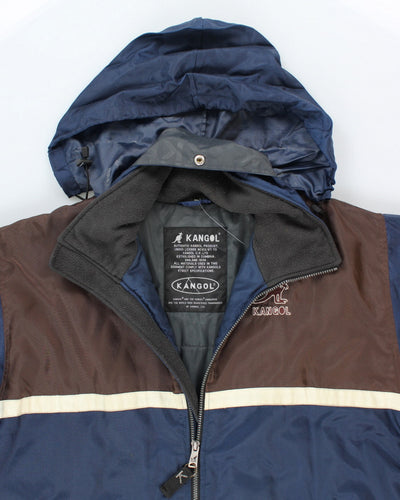 Vintage Kangol Oversized Panelled Insulated Jacket - L