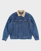 Vintage Denver Hayes Lined Denim Jacket - L