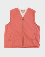 Vintage Woolrich Lined Workwear Gilet - L