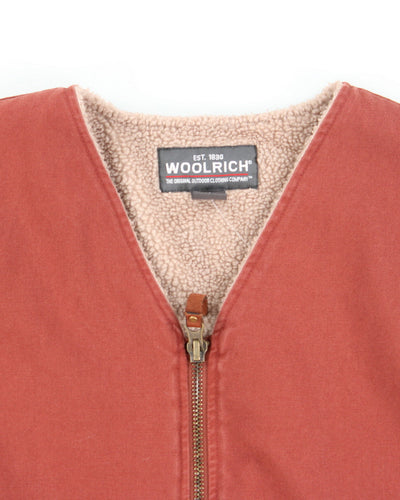 Vintage Woolrich Lined Workwear Gilet - L