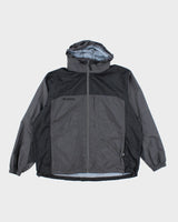 Columbia Grey Hooded Waterproof Jacket - XL