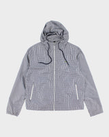Lacoste Checked Waterproof Hooded Jacket - L