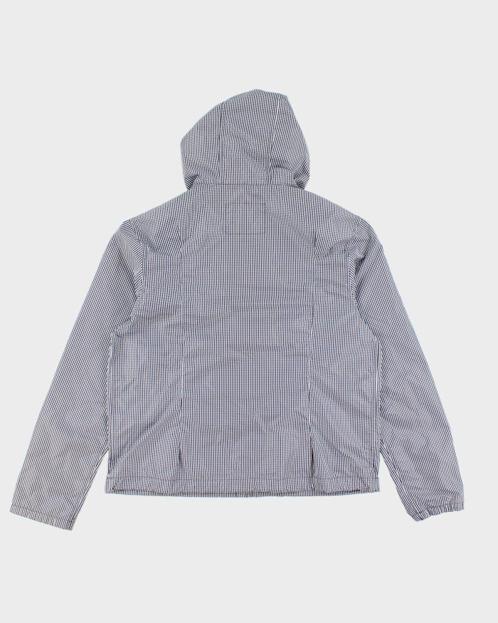 Lacoste Checked Waterproof Hooded Jacket - L