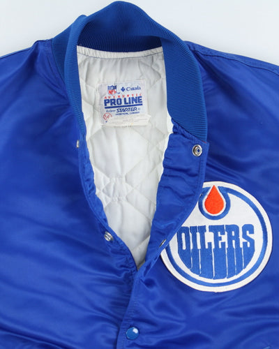 Vintage Edmonton Oilers NHL Starter Jacket - L