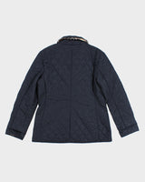 Vintage Y2K Women's Burberry Lined Bomber Jacket - L