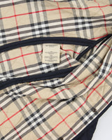 Vintage Y2K Women's Burberry Lined Bomber Jacket - L