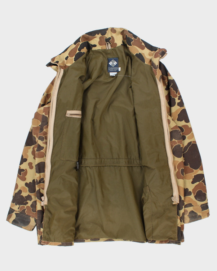 Vintage Y2K Columbia Camouflage Long Goretex Jacket - XL
