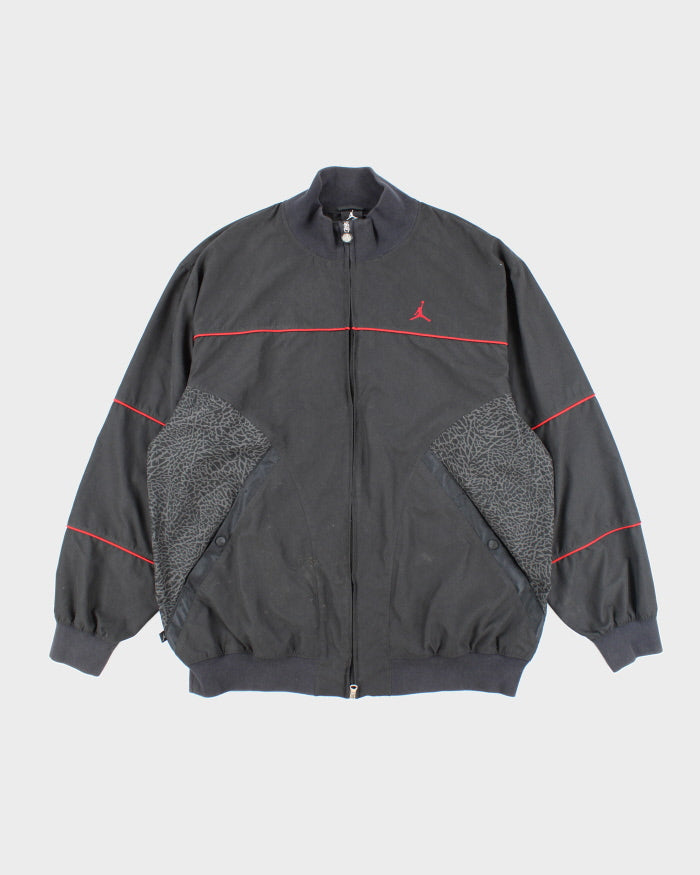 Vintage 2000's Jordan Lightweight Patterned Windbreaker Jacket - XXL