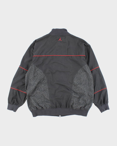 Vintage 2000's Jordan Lightweight Patterned Windbreaker Jacket - XXL