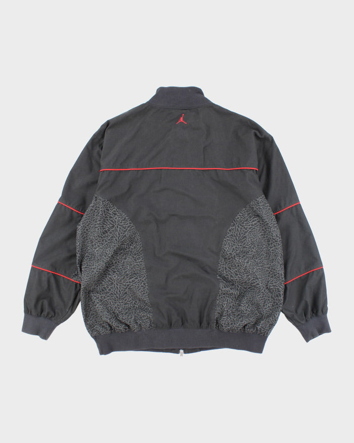 Vintage 2000's Jordan Lightweight Patterned Windbreaker Jacket - XXL