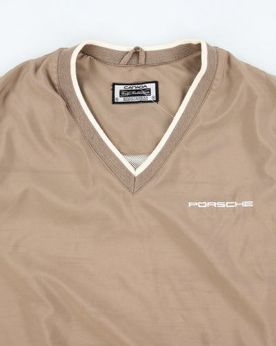 Vintage 90's Porsche Pullover Sleeveless WIndbreaker - M