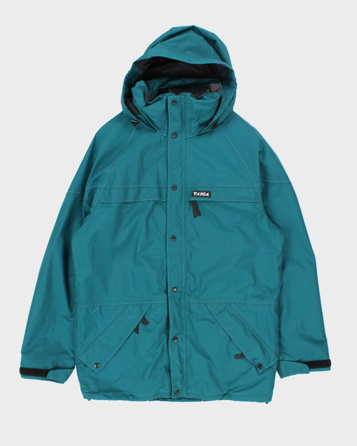 Vintage 90's Taiga Hooded Zip Up Rain Jacket - L