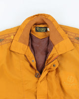 Vintage 80's Olympic Patterned Lightweight Bomber Jacket - L