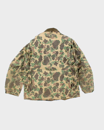 Vintage 90's Heavyweight Camouflage Button Up Jacket - L