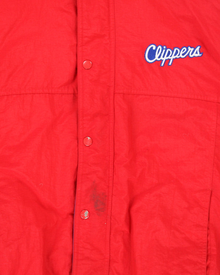 Vintage 90's Reebok LA Clippers NBA Hooded Jacket - M
