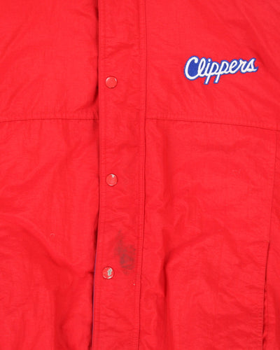 Vintage 90's Reebok LA Clippers NBA Hooded Jacket - M