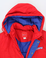 Vintage 90's Reebok LA Clippers NBA Hooded Jacket - M