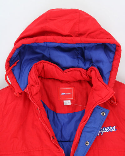 Vintage 90's Reebok LA Clippers NBA Hooded Jacket - M