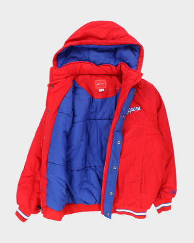 Vintage 90's Reebok LA Clippers NBA Hooded Jacket - M