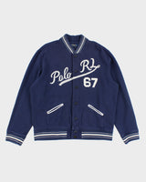 Vintage 90's Polo Ralph Lauren Embroidered Varsity Style Jacket - XL