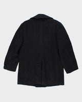 Vintage 90's Wool Double Breasted Sailor Style Jacket - L