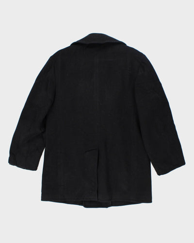 Vintage 90's Wool Double Breasted Sailor Style Jacket - L