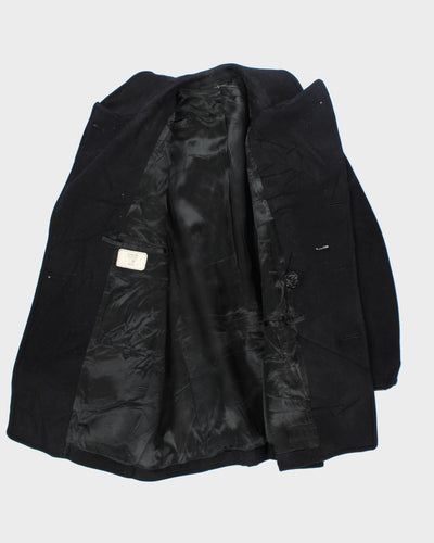 Vintage 90's Wool Double Breasted Sailor Style Jacket - L