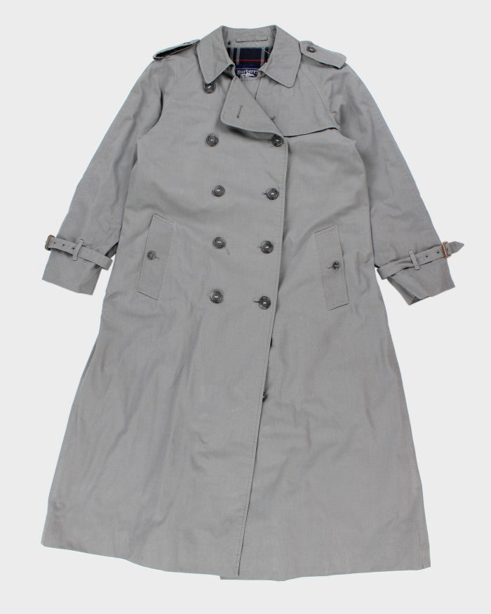 Vintage 90's Burberry Long Overcoat - L