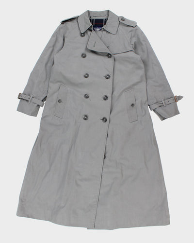 Vintage 90's Burberry Long Overcoat - L