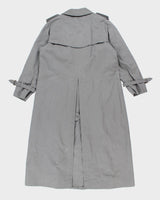 Vintage 90's Burberry Long Overcoat - L
