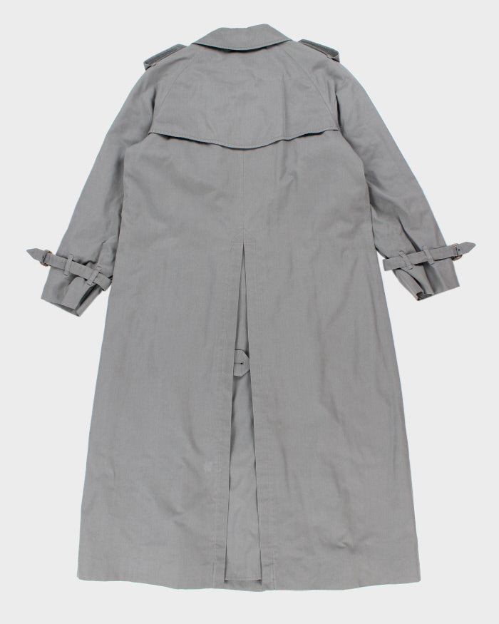 Vintage 90's Burberry Long Overcoat - L