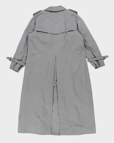 Vintage 90's Burberry Long Overcoat - L