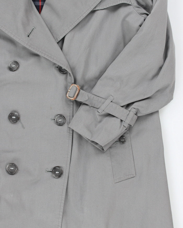 Vintage 90's Burberry Long Overcoat - L