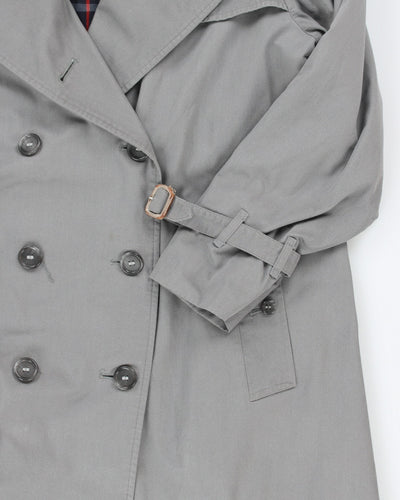 Vintage 90's Burberry Long Overcoat - L