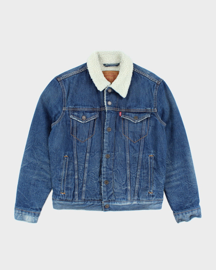 Vintage 2000's Levi's Fleece Lined Denim Jacket - L