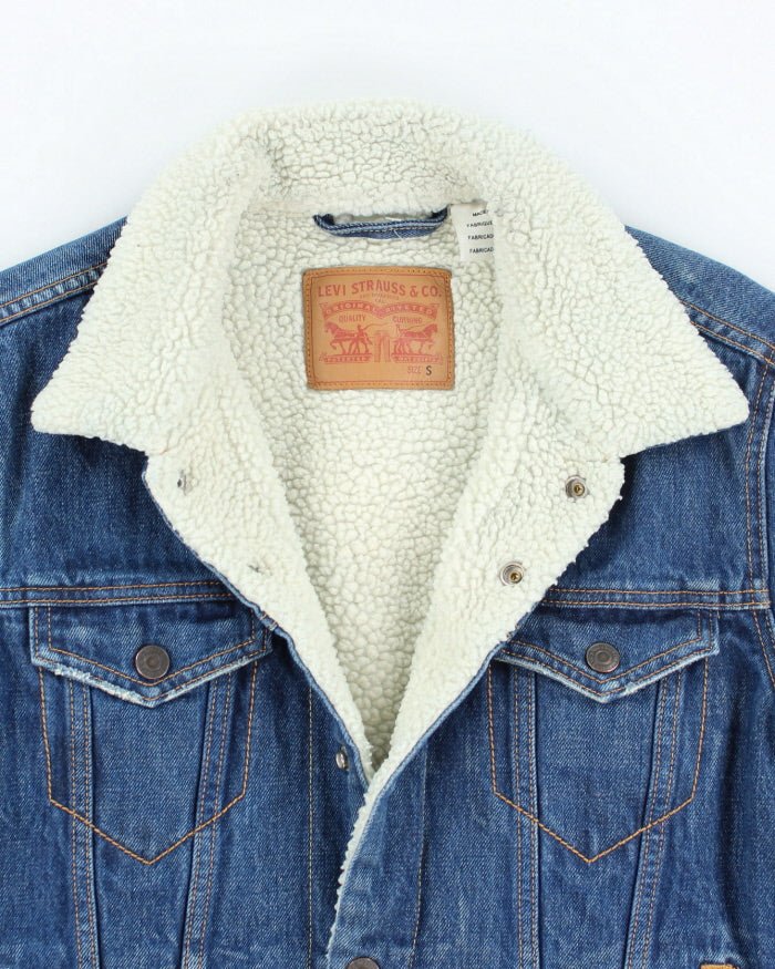 Vintage 2000's Levi's Fleece Lined Denim Jacket - L