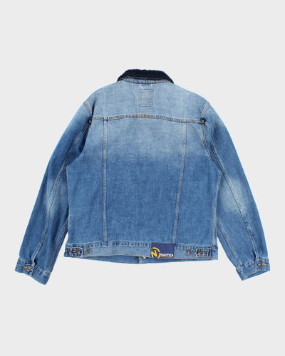 Vintage 2000's Nautica Lined Denim Jacket - L